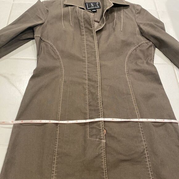 Inc. International Concepts sz S cotton trench 18” pit to pit and 35” length - Picture 10 of 12